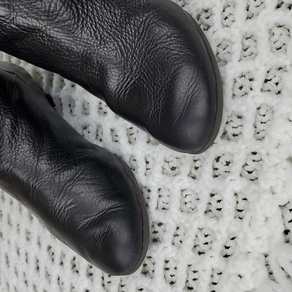 Steve Madden Intyce Pebbled Leather Slouchy Riding Soletech Boots - Picture 7 of 16